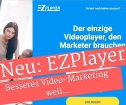 Neu- EZPlayer video-marketing mit ezplayer video-player